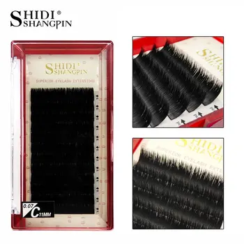 

Flowering Graft Eyelashes 3D Imitation Mink Curling Silk False Eyelashes Automatic Flowering Single Lashes