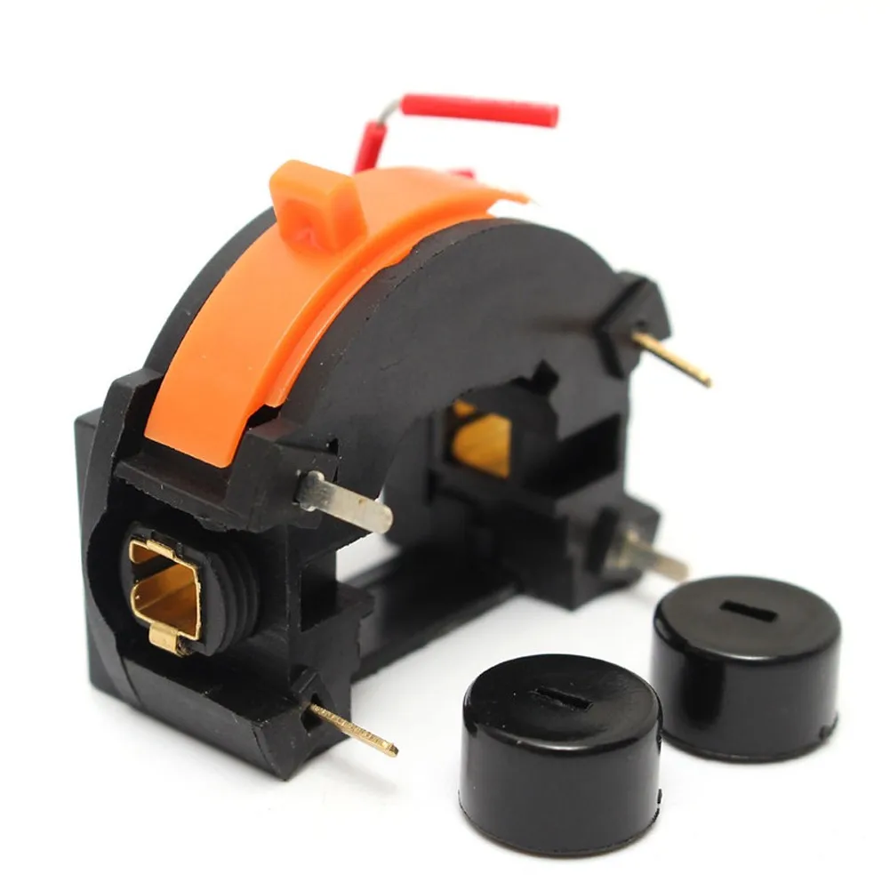 

Newest Reliable Tools Part Variable Speed On Off Switch Plastic 45*35mm 5Pcs/Set For Rotary Power On Off Switch