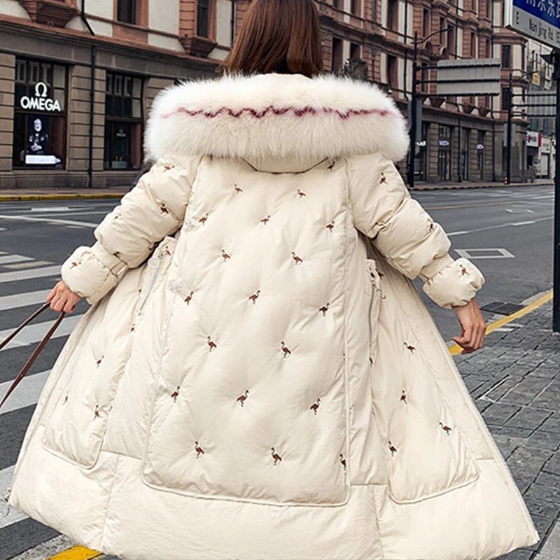 Chaqueta de Invierno para mujer, Parkas largas coreanas para mujer, abrigos y chaquetas para abrigo informal de algodón capucha, - AliExpress