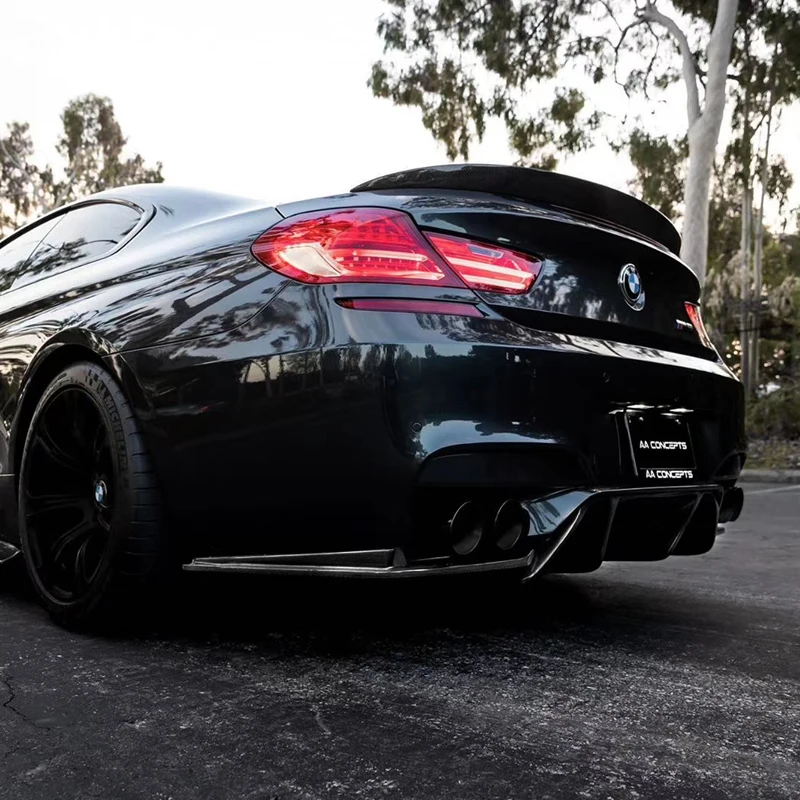 Автомобильные аксессуары для BMW M6 F06 F12 F13 E Style задний диффузор из углеродного