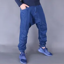 Мужские модные брюки для спорта и отдыха, эластичные однотонные брюки для ног, мужские свободные повседневные штаны в стиле хип-хоп, брюки с крестиком, новинка