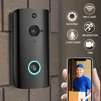 

Rainproof Wireless IR Video Camera Intercom Alarm Smart WiFi Doorbell Home Bell Security CMOS Sensor Doorbell Outdoor Door Bell