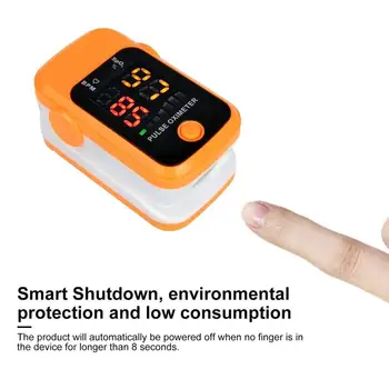 

In short! Finger Clip Oximeter Portable Plastic Medical Heart Rate Monitor Fingertip Blood Pulse Display Fingertip