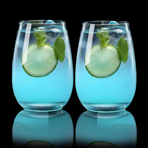 2pcs-set GXYAYYBB прозрачная стеклянная чашка бокал для вина фруктовый сок пивные бокалы для виски наборы чашек термостойкая Подарочная кружка с ремнем щетка - Цвет: 2pcs-set