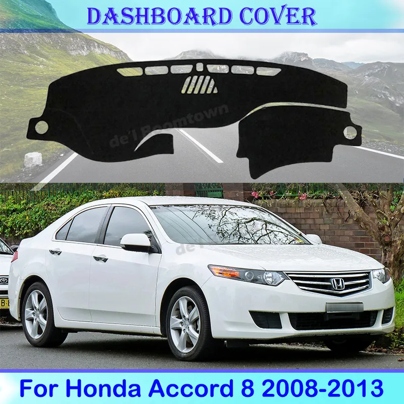 Приборной панели автомобиля крышка защитная накладка для Honda Accord 8 2008-2013