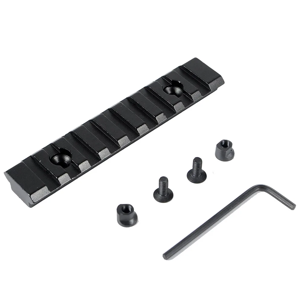 9 Slots Тактический 4/5/9/13 слотов для карт 21 мм Keymod Пикатинни для Keymod Handguard AR15 прицел крепление Базовая направляющая аксессуары для охотничьего ружья - Цвет: 9 Slots
