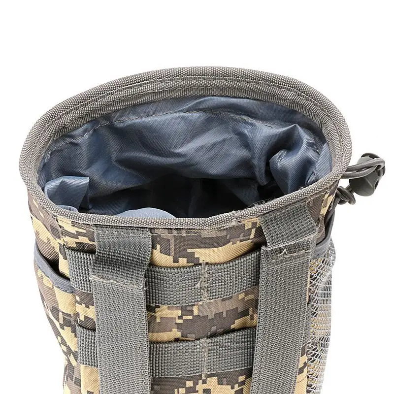 ACU Тактический Пистолет MOLLE Magazine Dump Drop Reloader сумка в Военном Стиле переносная утилита охотничья сумка для винтовки патронов водонепроницаемый чехол - Цвет: ACU