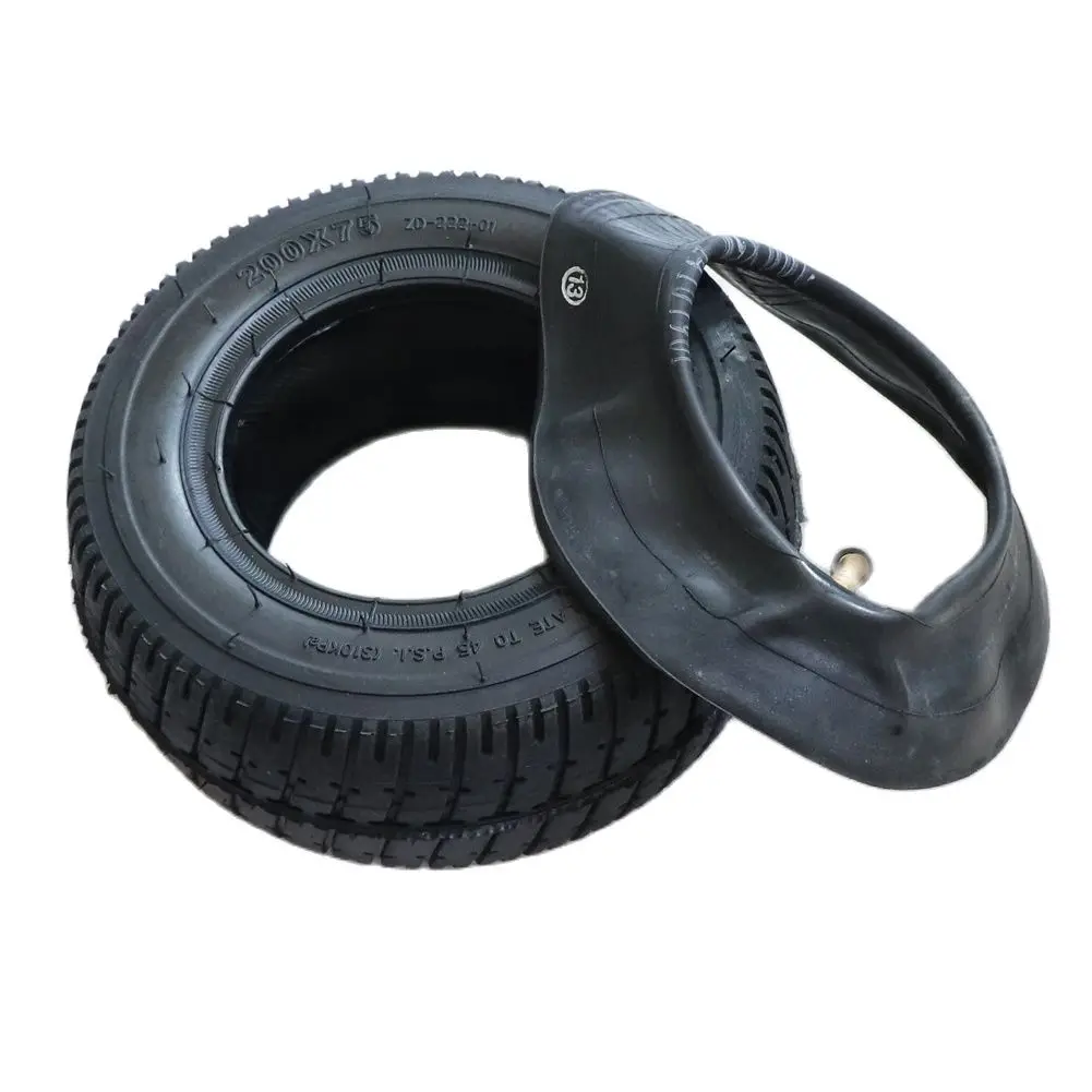 

High Quality 8-inch Pneumatic Tyre 200x75 Outer Tyre Inner Tube 200*75 Tyre for Electric Scooter Go Kart Accessory