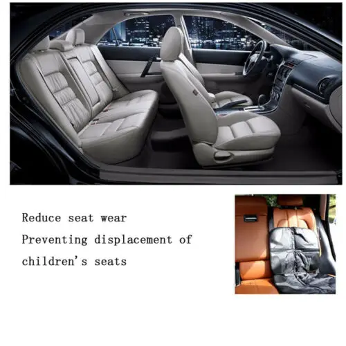 Black Car Seat Protector Cover Auto Mat Child·Baby Safety Non Slip for Kids