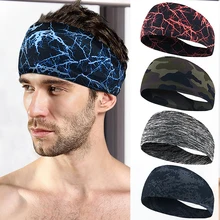Популярные спортивные повязки на голову для мужчин и женщин, велосипедные повязки на голову, уличное украшение на голову для танцев, мужские аксессуары, 1 шт