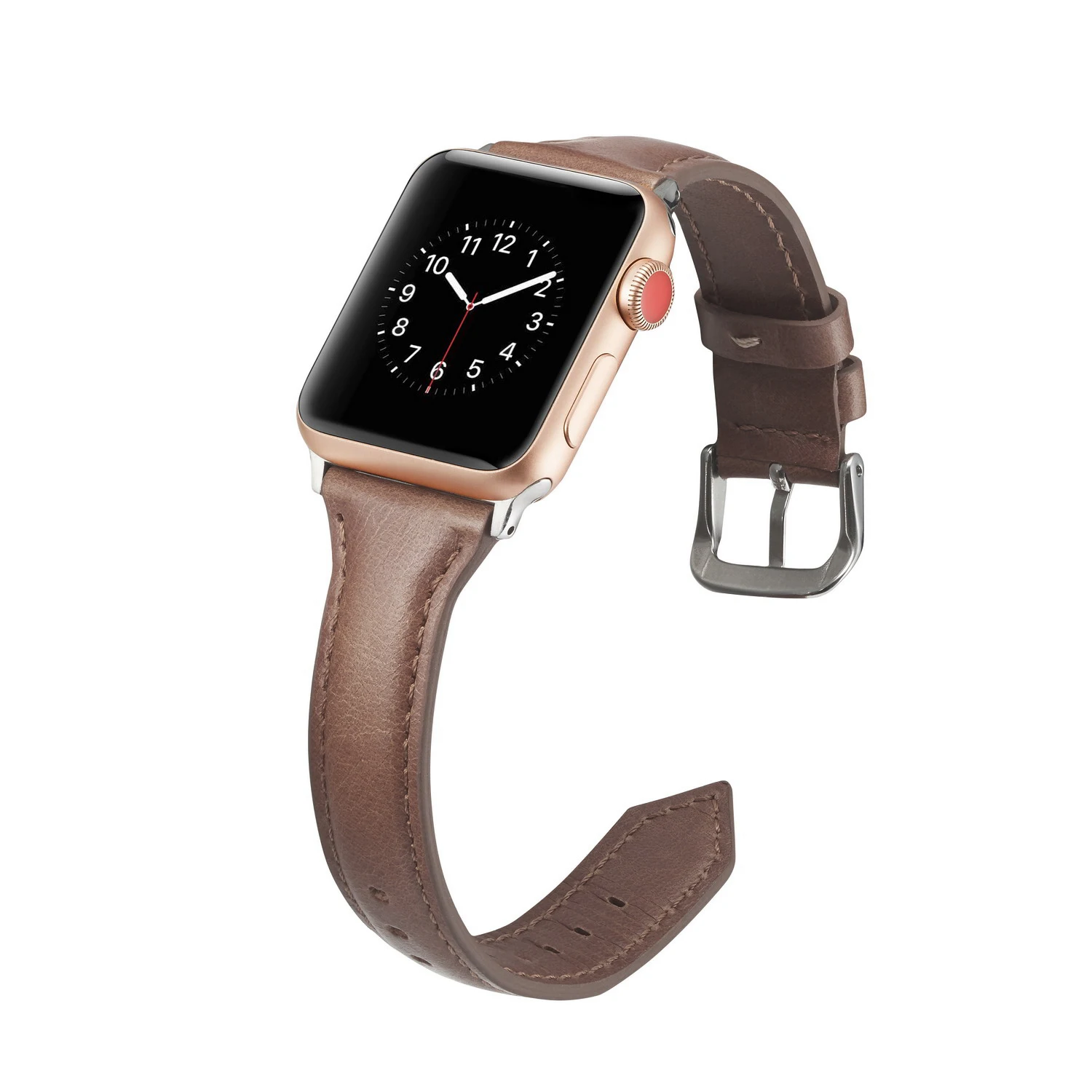 Новейшая модель; кожаный ремешок для наручных часов Apple Watch, версии 5/4/3/2/1 для наручных часов IWatch, ремешок 42 мм, 38 мм, 40 мм 44 Спортивный Браслет замена