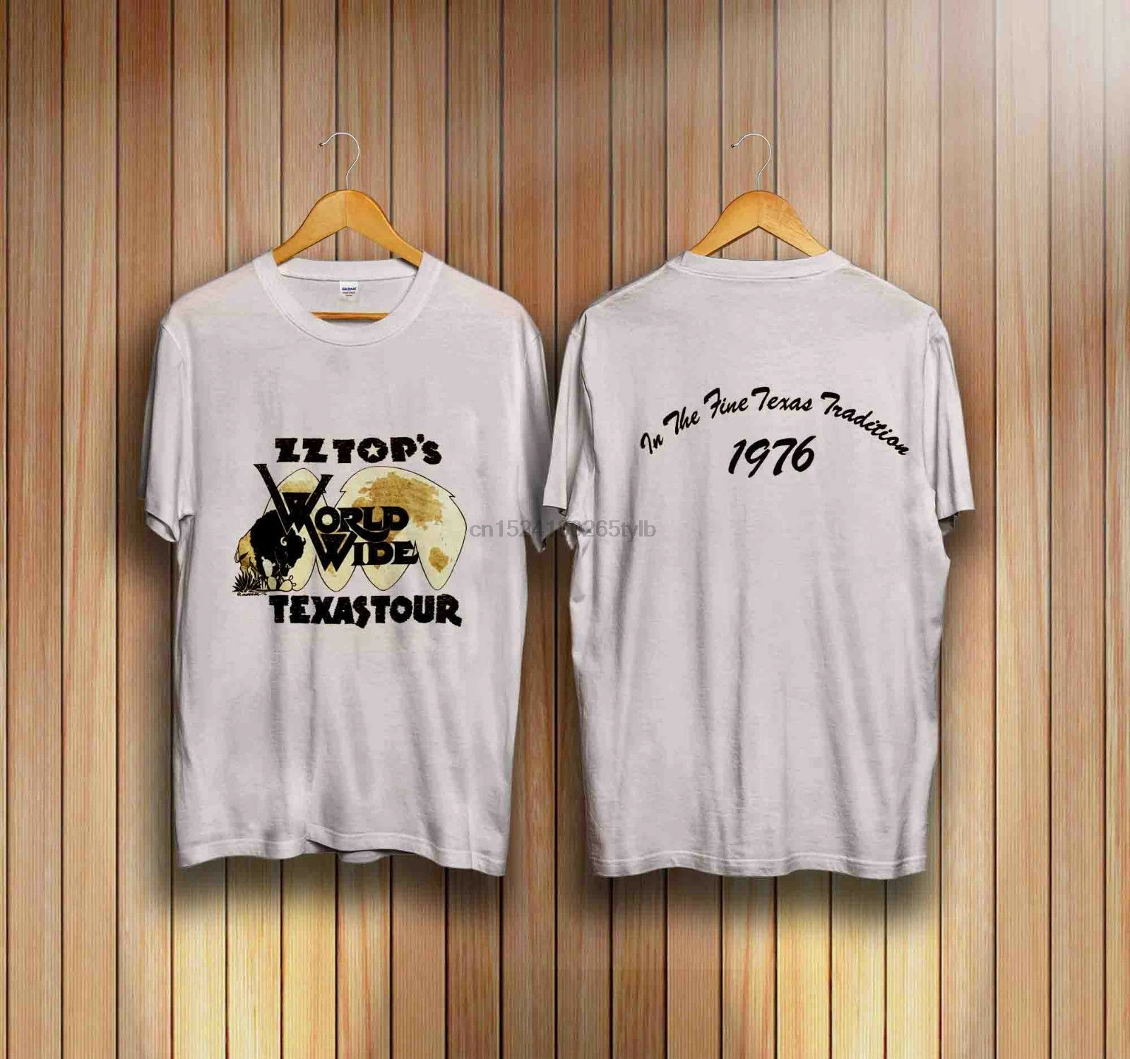 ZZ Топ рубашка Винтажная Футболка 1976 World Wide Texas Tour Concert Tee | Мужская одежда