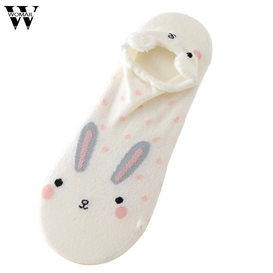 Womail/милые женские носки с животными из мультфильмов теплые мягкие хлопка для