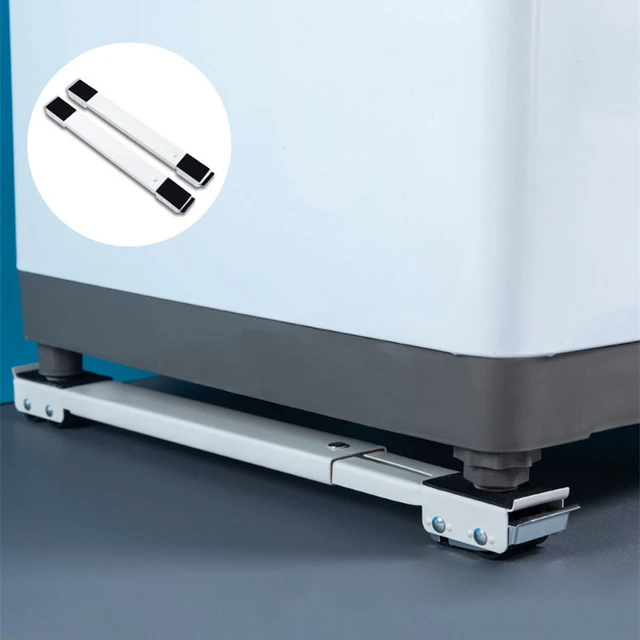 Base de refrigerador para lavadora de tambor, Base ajustable para móviles,  placa Base telescópica, soportes móviles - AliExpress