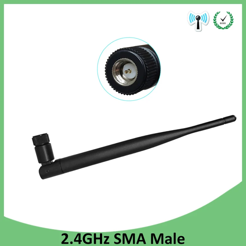 Wi fi антенна 2 4 ГГц разъем SMA 5 дБи для карты PCI USB беспроводной маршрутизатор