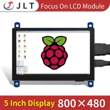 JRP5008 – moniteur HDMI, écran tactile capacitif 480x800, Raspberry Pi 4 3B +/ PC/Banana Pi, module d'affichage 5 pouces