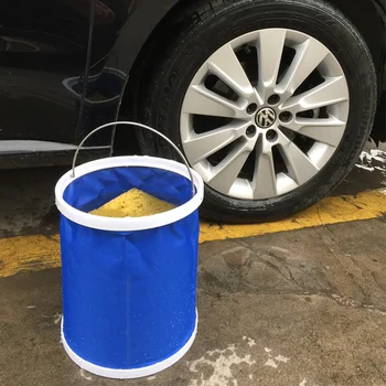 

Portable Folding Bucket Collapsible Multifunctional Folding Outdoor Bucket Basin for Camping Hiking Travelling Fishing MJ829