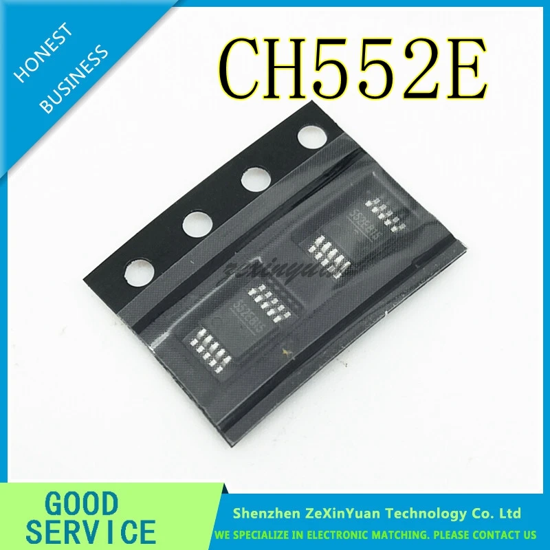 10 шт, 50 шт в наборе, CH552T TSSOP-20 CH552G лапками углублением SOP-16 CH552E MSOP10 чип USB