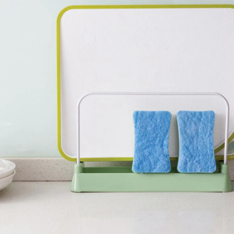 Cutting Board Shelving Kichen Shelving Holder Stainless Shelf PP Steel Drain For Towel Sponge Cloth Rack Storage Rack