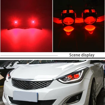 

Devil Eye DRL LED Demon Evil Eye DRL Red For Headlight Projector Lens 2x High Quality