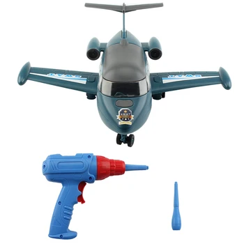 

Assembling Aircraft Toy, Detachable Loading and Unloading Nut Assembling Combination Toys for Children