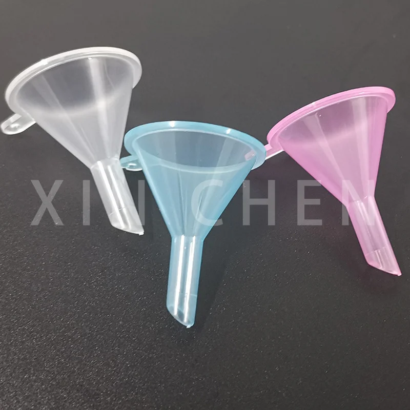 100pcs Mini Funnel For Essential Oil Bottles, Clear Small Funnels For Lab Bottle, Liquid Oil