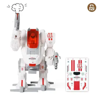 

Bravokids Robot Builder DIY Building Blocks Robot Building and Coding Kit 54 in 1 suit