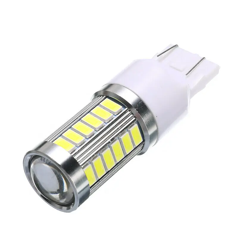 T20 7440 7443 W21W 33SMD Белый светодиодный задний тормоз светильник лампы 12V Запчасти доску для серфинга