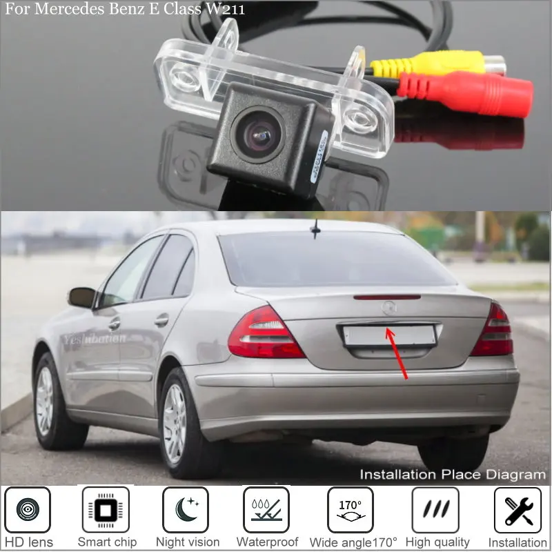 Universal Revertir Asistencia De Copia De Seguridad De La Cámara De Aparcamiento Para Mercedes Benz C W203 CLK W209 SL R230 W211 R171 C219 S203 S211