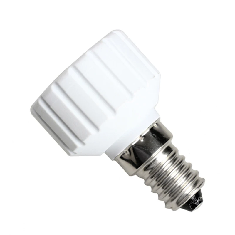 1 шт. конвертеры E14 к GU10 светодиодный галогенный светильник CFL лампа адаптер Винт база Патрон лампы огнестойкий разъем удлинитель