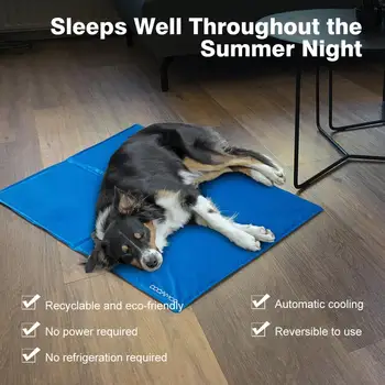 

Dog Cooling Mat Pet Ice Pad Teddy Mattress Mat Small Large Cat Cushion Summer Keep Cool Pet Gel Cooling Dog Mat For Dogs XL XXL