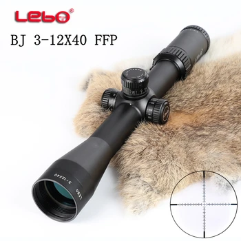 

LEBO BJ3-12x40FFP Optical Sight Side Parallax Hunting Riflescope First Focal Plane Tactical Rifle Scope With 11 or 20MM Mount