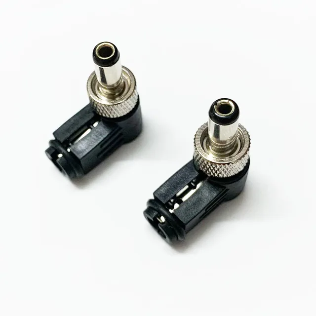 IJiGui 4 Pares Conector DC 2.1 Mm X 5.5 Mm Cable De Alimentación Jack Adaptador, Profesional Power Plug Conectores Para Cables De Energía Cámara CCTV Dirigido Tira Luces