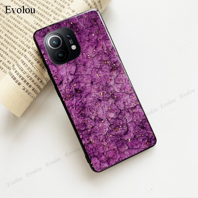 Ốp Viền Chỉ Vàng Bo Dành Cho Xiaomi POCO M3 X3 NFC 10T 11 Redmi Note 9 Pro 9T Che Lấp Lánh bling Kim Cương Đá Quý Vòng Tay Chuỗi Dây Đeo Lưng