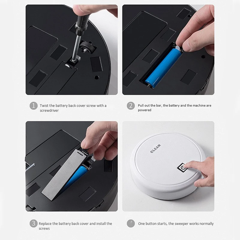 Автоматический беспроводной подметальный робот-пылесос с usb зарядкой, беспроводной Вакуумный робот для ковра, робот-Швабра