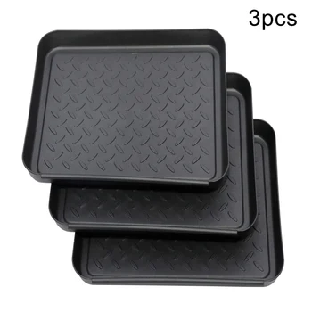 

3PCS Multi-Purpose Plastic Tray Shoe Drip Mat For All Weather Indoor Or Outdoor Rain Dirty Boots Seeds Garden Tools Flower Care