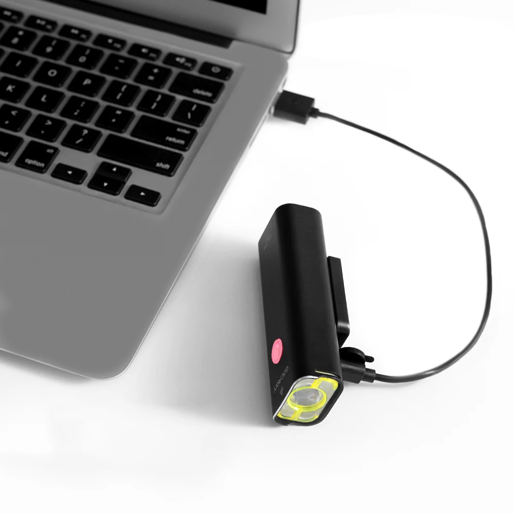 Велосипедный передний светильник GACIRON заряжаемый от USB водонепроницаемый