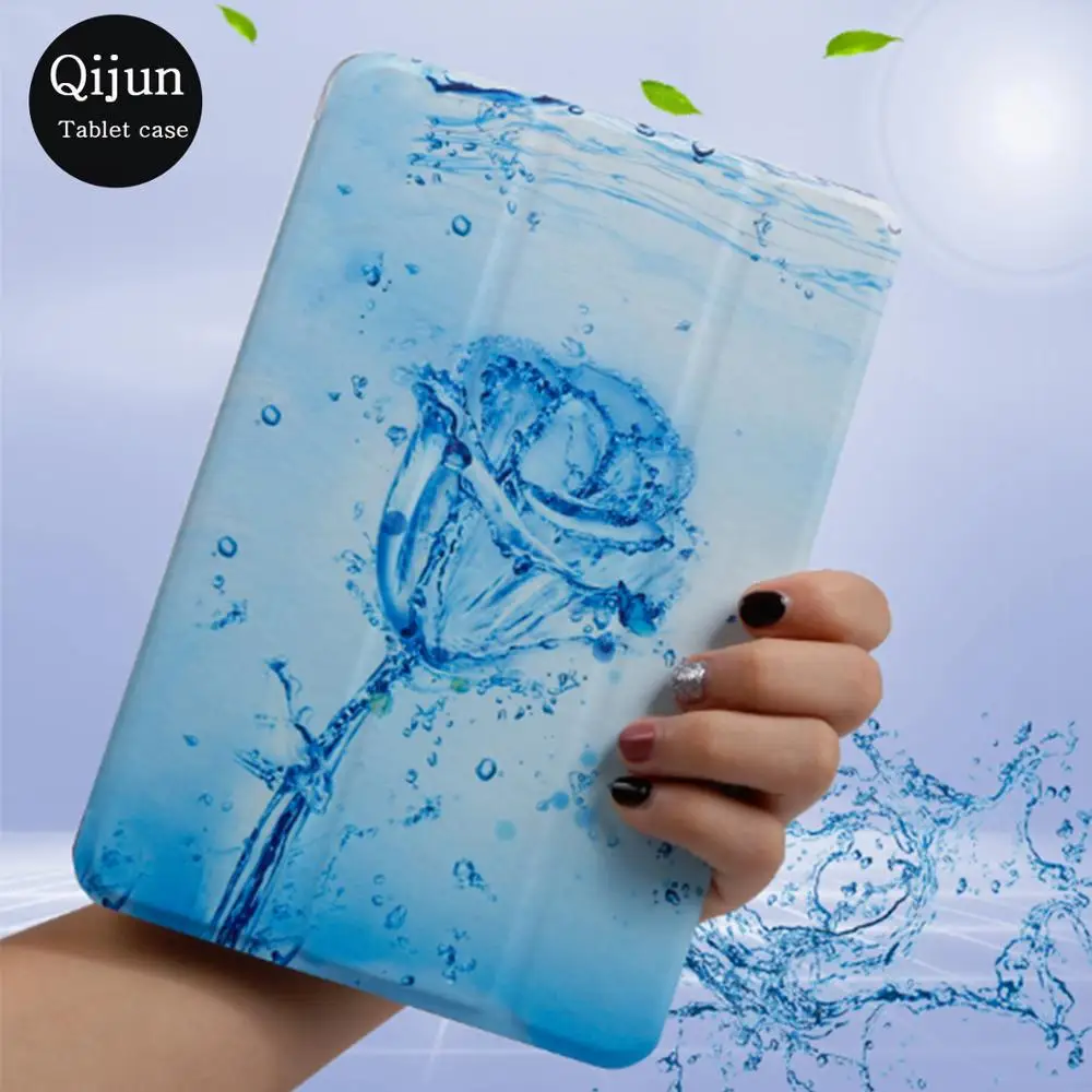 

Coque For Apple iPad Pro 9.7 2016 A1674 A1675 Tablet case Painted PU Leather Stand Smart Cover For iPad Pro 10.5 A1709 A1701Case