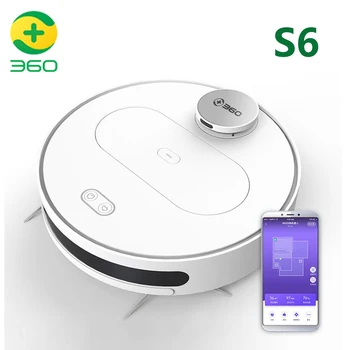 

Drop Shipping 360 Robotic Vacuum Cleaner S9 Smart Robotic Vacuum Cleaner Pet Hair Hard Floor LDS Remote Control Mopping Sweeping