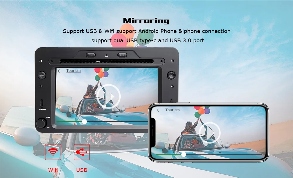 Excellent 2 din IPS DSP Autoradio  Android 9.0 Car GPS DVD Player For Alfa Romeo 159 Brera Spider Sportwagon Navigation Multimedia Carplay 6