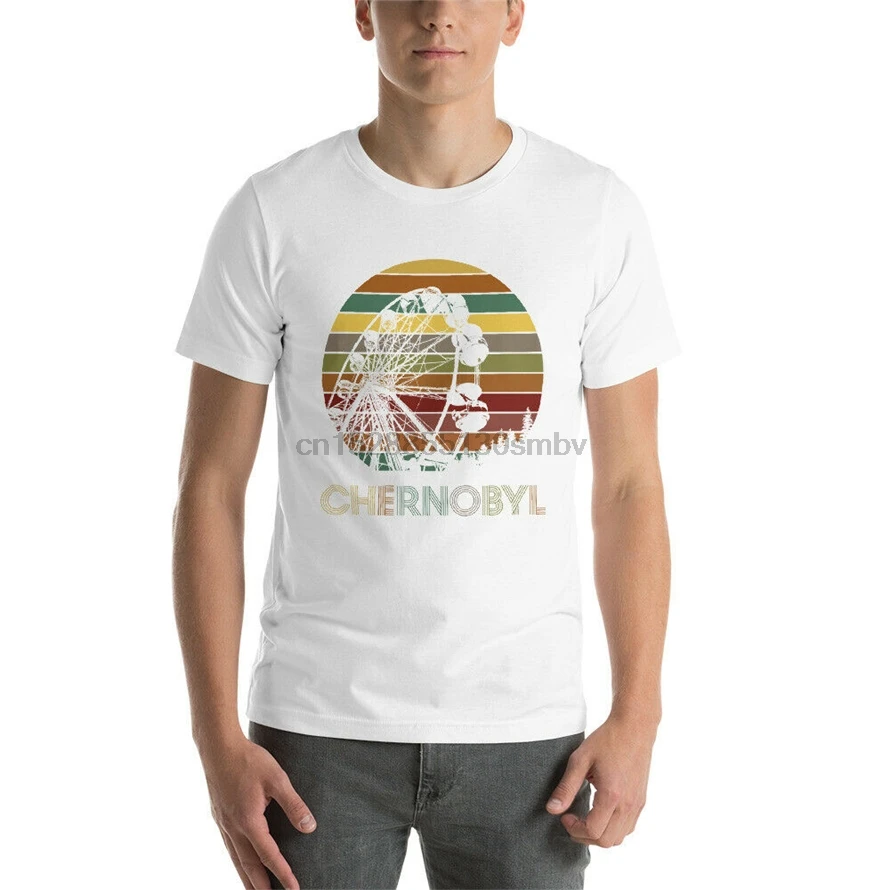 Chernobyl Ferris Wheel T-Shirt For Men - Ussr Pripyat Mens Novelty Shirt 2019 Wholesale Tee | Мужская одежда