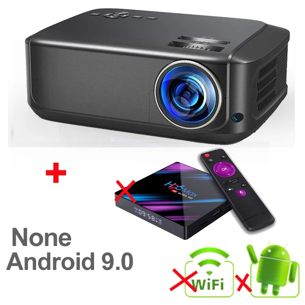 WZATCO T59 4K LED Projector Native 1920x1080P Full HD Android Wifi Smart Home Cinema Game Video Projecteur 3D Portable Beamer best mini projector Projectors