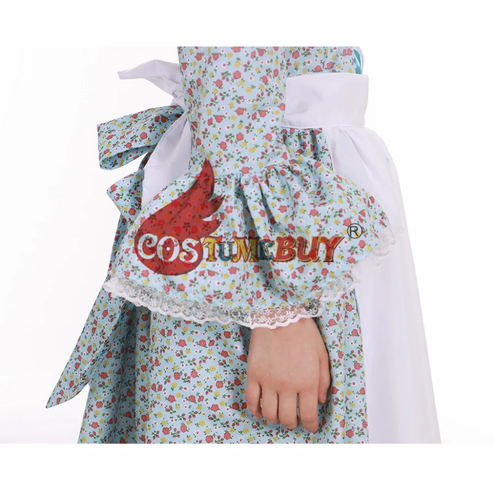 Costumebuy/Детский костюм для девочек в стиле Пионер-прерии; карнавальный костюм в викторианском и средневековом стиле; детское платье со шляпой для костюмированной вечеринки