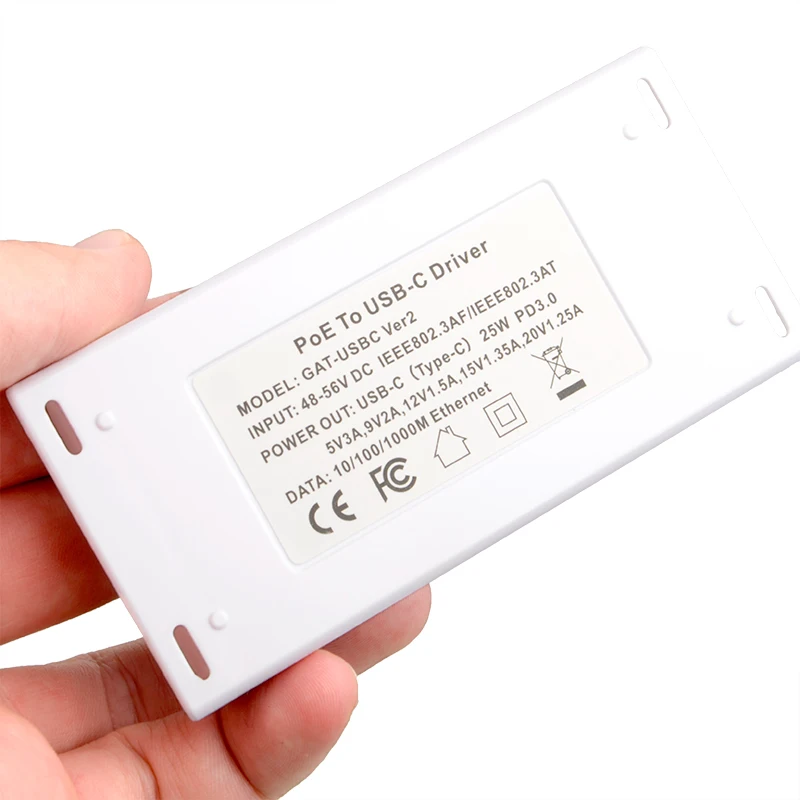 Зарядные устройства для планшетов 802.3af Ethernet питание и проводные данные для смонтированных планшетов и т. д.-Увеличивает мощность и данные до 328 футов