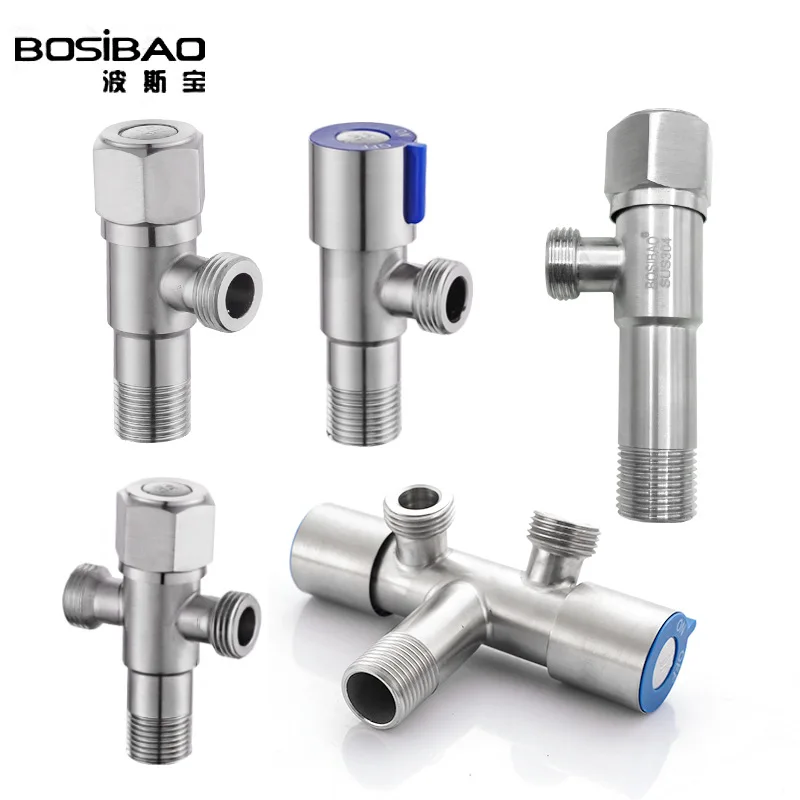 4 точки удлиненный угол 304 нержавеющая сталь толстый красный и синий треугольник клапан камера горшок водонагреватель взрывозащищенные переключатели