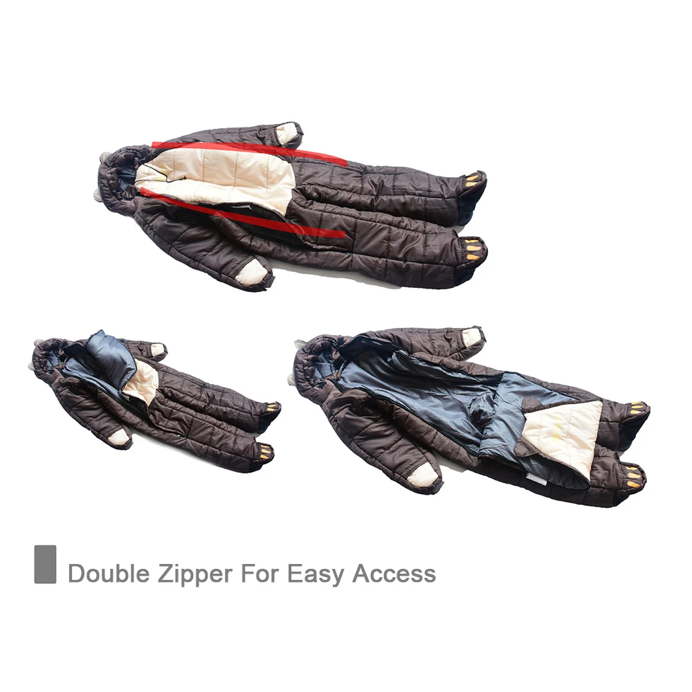 

Travel Thickening Warm Single Humanoid Sleeping Bag Sleeping Bag Sack for Indoor Outdoor Hiking Backpacking Camping