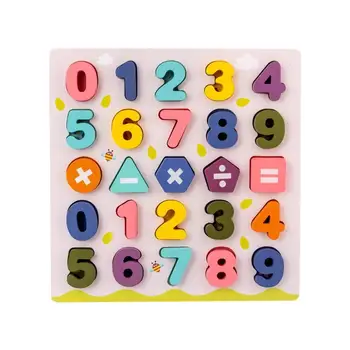 

Wooden Color Alphanumeric Cognitive Matching Puzzle Jigsaw Puzzle Children'S Early Education And Intellectual Development Buildi