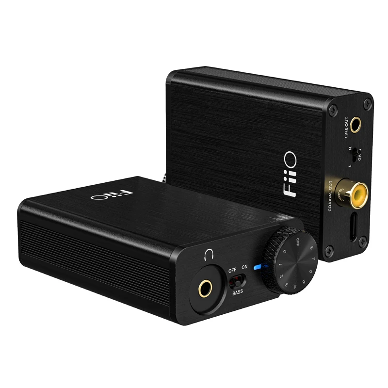 FIIO E10K TYPE-C USB DAC AMP XMOS XUF208 PCM5102 Decoding untuk PC