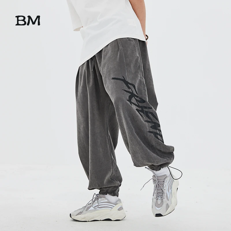 pic Streetwear Baggy Clothes Style Men fashions baggy skateboard pants streetwear loose hip hop sweatpants streetwear men korean style dance clothes sport joggers