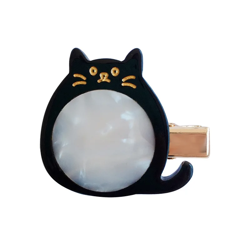 Fashion Acetate Totoro Hair clip Chinchilla Side Clamp Hair Pins Primping Hair Barrette Accessories